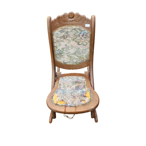 141 - TAPESTRY ROCKING CHAIR