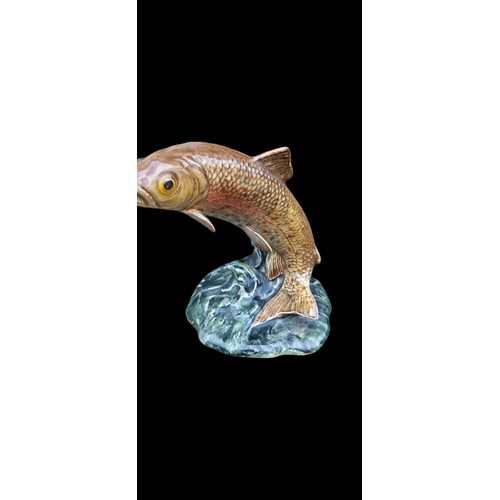 170 - A BESWICK CERAMIC LEAPING TROUT 4