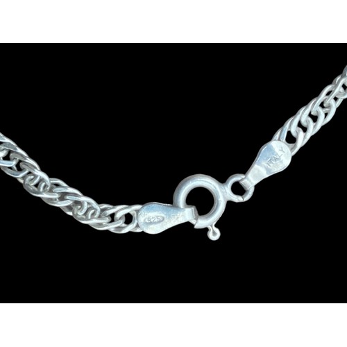 175 - A SILVER FANCY LINK BRACELET