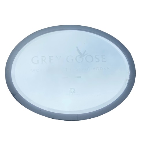 589 - OVAL GREY GOOSE MIRROR