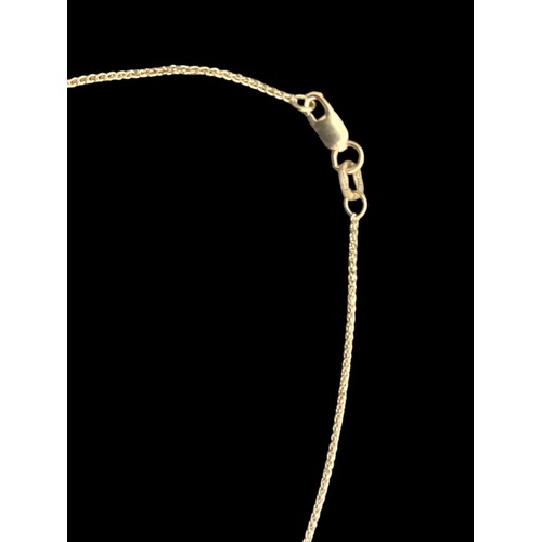 539 - A 9ct GOLD CHAIN (18