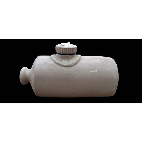 101 - A STONEWARE WATER BOTTLE