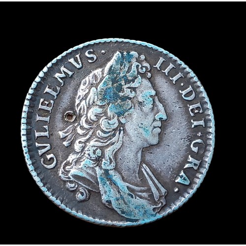 230 - WILLAIM III SILVER SHILLING