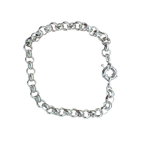 237 - A SILVER BELCHER LINK BRACELET