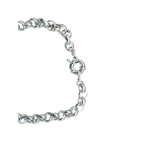 237 - A SILVER BELCHER LINK BRACELET