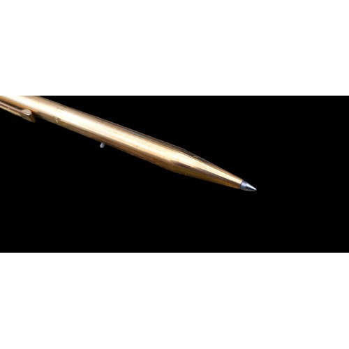 272 - A SHEAFER GOLD ELCTRO PLATED BALLPOINT PEN