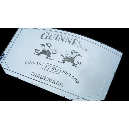 304 - LIGHT UP GUINESS MIRROR 26x15.5