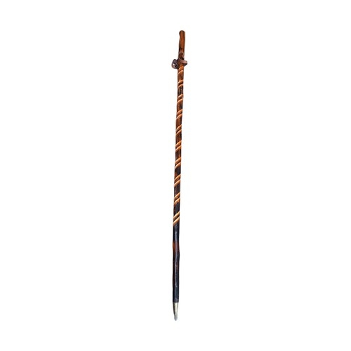 384 - A TWIST COLUMN HIKING STICK