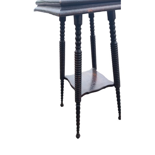 404 - ANTIQUE BOBBIN LEG TABLE