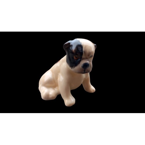 438 - MINITURE BRITISH BULLDOG PUP BY ROYAL DOULTON 2