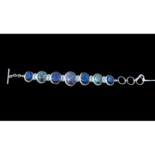 501 - DRUSY AGATE STONE SET BRACELET