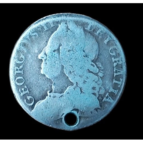 514 - GEORGE II SILVER SIX PENCE