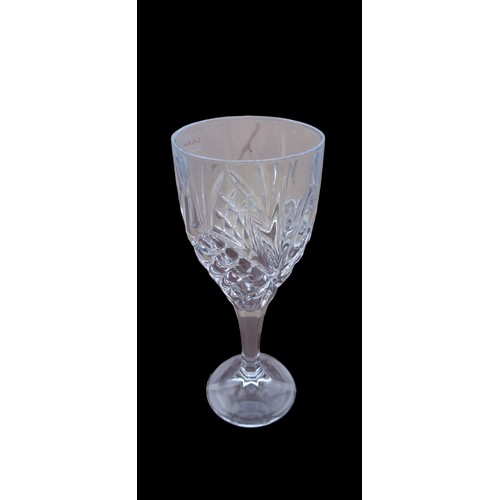 50A - A BOX GALWAY WINE GLASSES