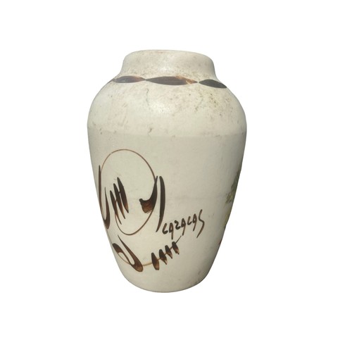 165 - A COLLECTABLE HAND PAINTED VASE 6