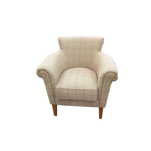 632A - A STYLISH SHAPED ARMCHAIR