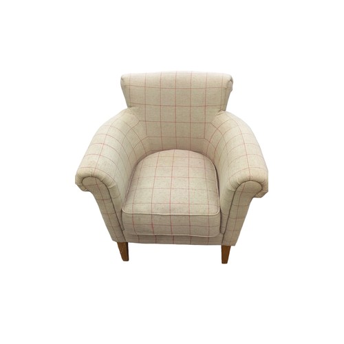 632A - A STYLISH SHAPED ARMCHAIR