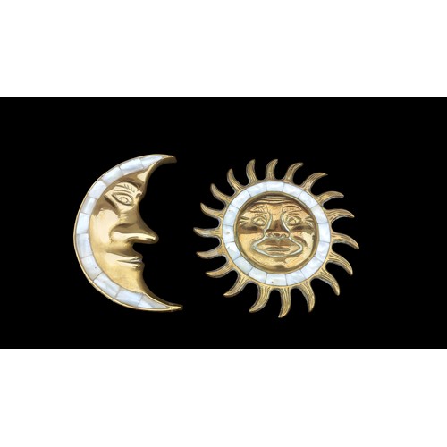 12 - A BRASS MOON AND SUN 6