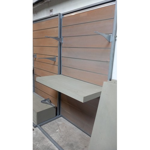 26 - 3 PIECE SHELVING UNIT 129x80