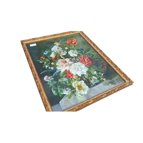 78 - AN ORNATE GILT FRAMED STILL LIFE BARBARA SHAW 1949 17 x 21