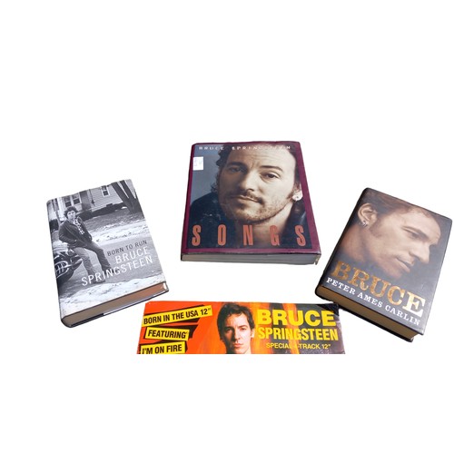 97 - 3 BRUCE SPRINGSTEEN BOOKS AND 12