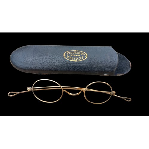 175 - 12ct GOLD GLASSES RIDLEY BELFAST