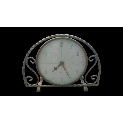 365 - RETRO BRASS MANTLE CLOCK