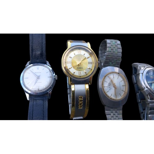 367 - LOT OF 5 VINTAGE GENTS WATCHES TO INCLUDE HAND,LEND,WESTLOX ETC