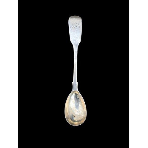 520 - A VICTORIAN SILVER SPOONS 12 GRAMS