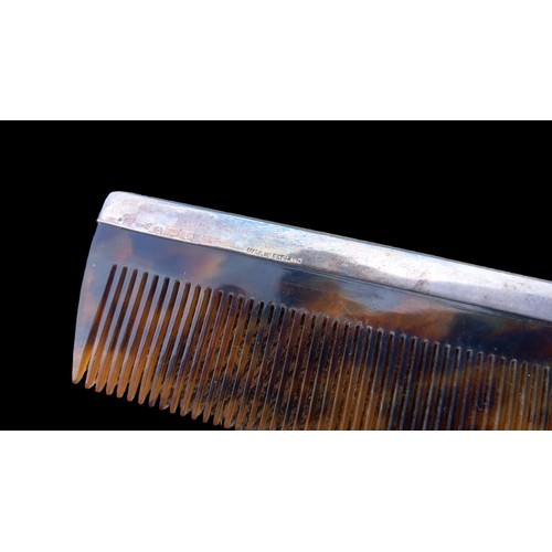 552 - VINTAGE COMB WITH BIRMINGHAM SILVER TRIM