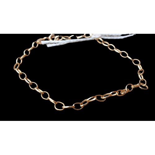 613 - A 9ct GOLD BRACELET 1grm