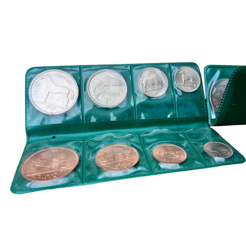 730 - 2 WALLETS OF IRISH COINS