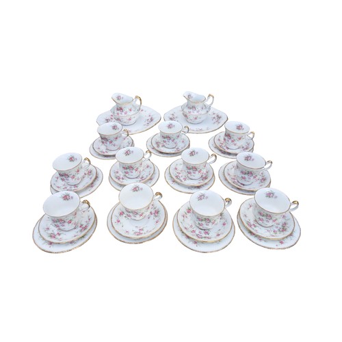 140 - 39 PIECE SERVICE BY PARAGON VICTORIA ROSE PATTERN