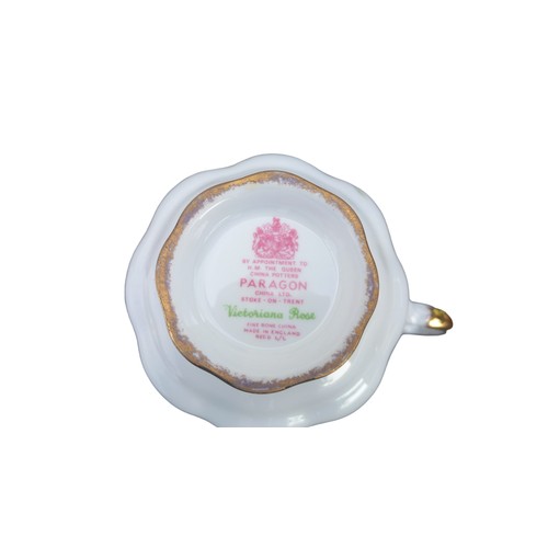 140 - 39 PIECE SERVICE BY PARAGON VICTORIA ROSE PATTERN