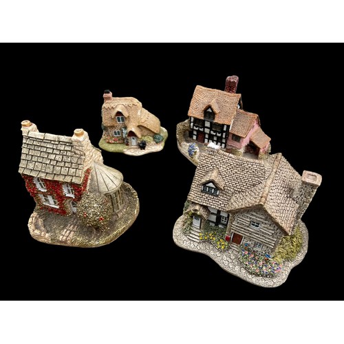 142 - A GOOD QUALITY TABLE LOT EG LILLIPUT LANE , BELLEEK,AYNSLEY CRYSTAL ETC