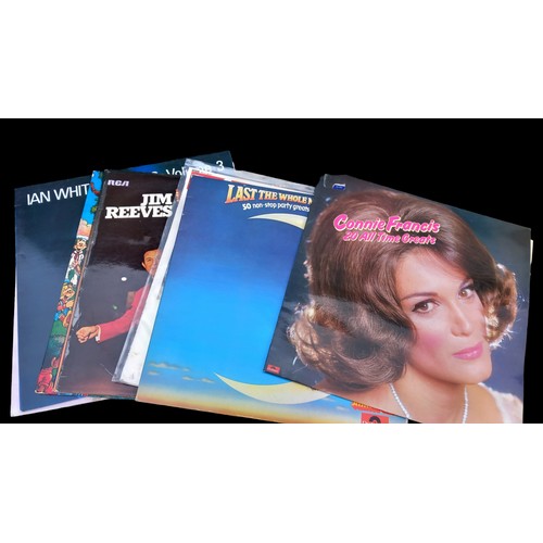 146 - A MIXED  LOT OF 45s AND LPs