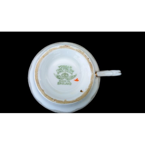 147 - A 19 PIECE TUSCAN SERVICE