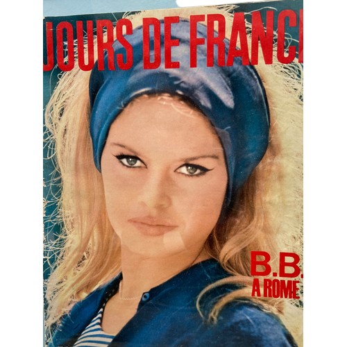 4 - A VINTAGE JOURS DE FRANCE COVER  FRAMED 56X49cm