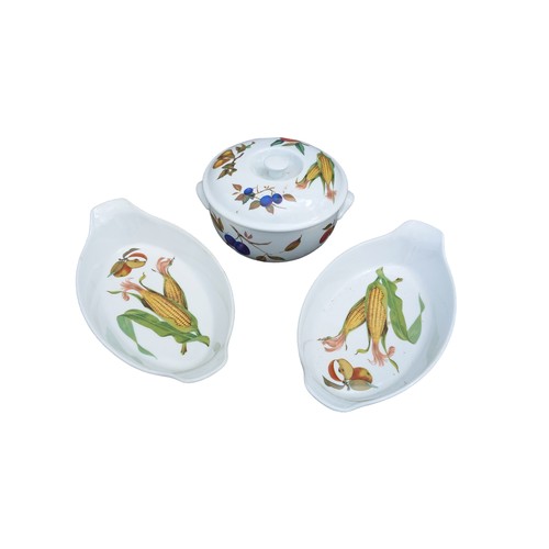 51 - 3 PIECES OF ROYAL WORCESTER EVESHAM