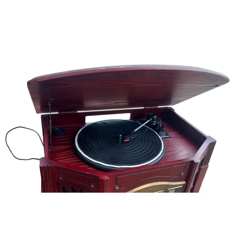 82 - A MUSIC STATION DONE IN A VINTAGE RECORD PLAYER STYLE