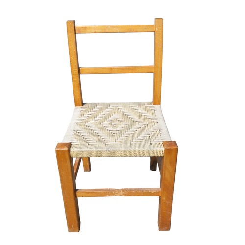 3 - A CHILDS ROPE CHAIR