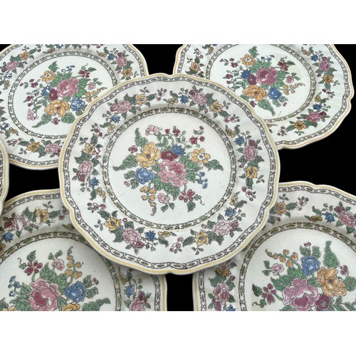 16 - A LOT OF 8 ROYAL DOULTON CAVENDISH WALL HANGING PLATES 10.5 D