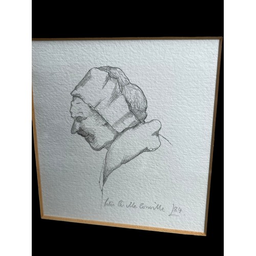 19 - 2 PENCIL DRAWINGS SIGNED PETER G McCONVILLE