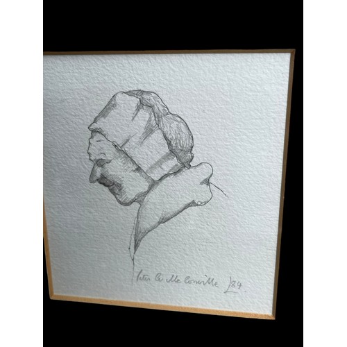 19 - 2 PENCIL DRAWINGS SIGNED PETER G McCONVILLE