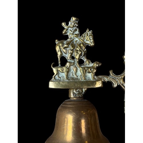 32 - A WALL HANGING OF A HORSE on HORSE SHOE BELL