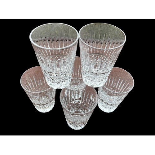 35 - A SET OF 6 QUALITY CRYSTAL GLASS