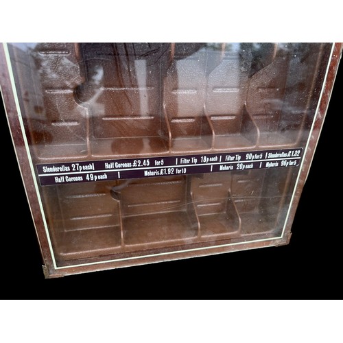 93 - A VINTAGE AGIO CIGAR DISPLAY CABINET 14 x 13