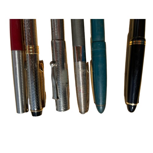 239 - A VARIETY OF PENS INCLUDING PARKER