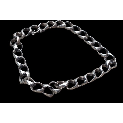 273 - A FULLY HALLMARKED FANCY LINK BRACELET