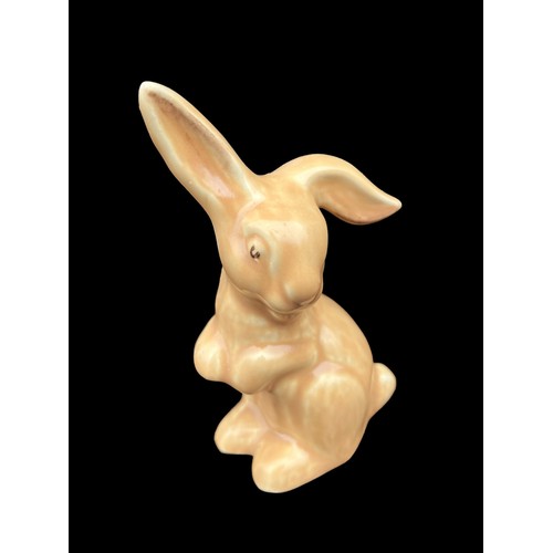 313 - A COLLECTABLE BUNNY ,WADE DOG AND HIPPOPOTAMUS ORNAMENTS