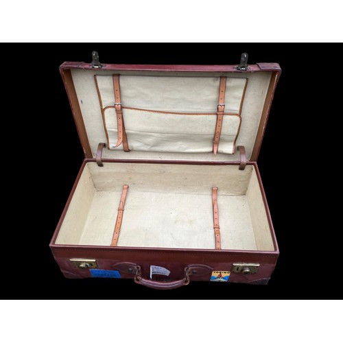 339 - 2 VINTAGE MINT CONDITION TRAVEL CASE WITH COLLECTABLE STICKERS